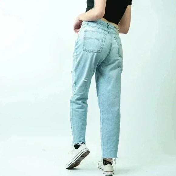 Vintage 90's Bugle Boy Gold Crest Mom Jeans - 33x30 - Picture 10 of 15